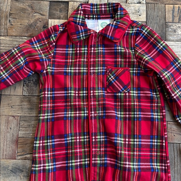 Little Me Baby Holiday One Piece Pajama NWT Size 9 Months - Picture 5 of 7